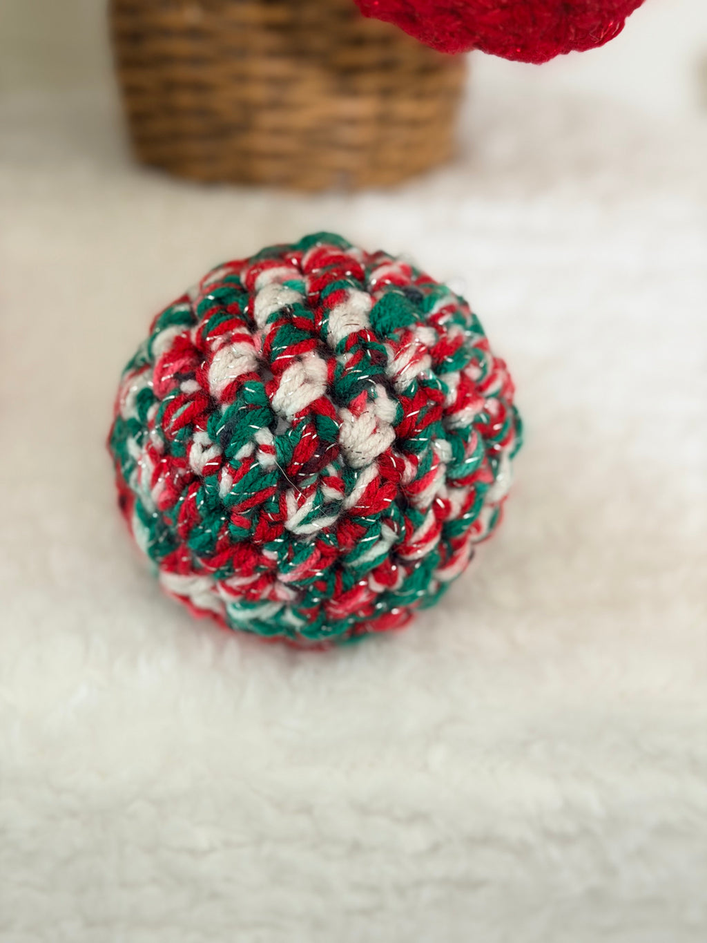 Handmade Crochet Christmas Ornament | Single or Set of 4 | Cozy Handcrafted Holiday Baubles | Made to Order