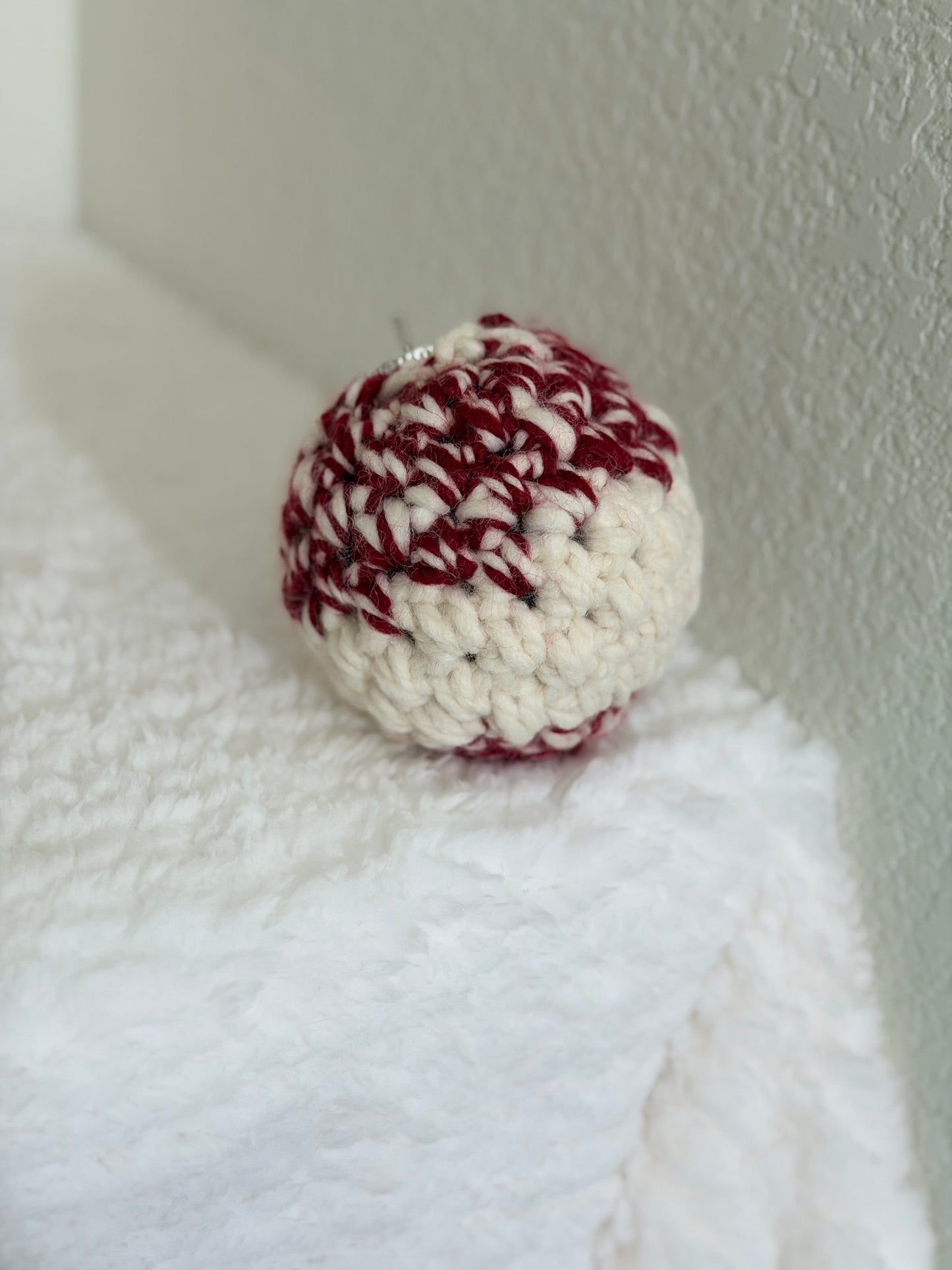 Handmade Crochet Christmas Ornament | Single or Set of 4 | Cozy Handcrafted Holiday Baubles | Made to Order