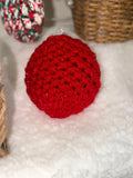 Handmade Crochet Christmas Ornament | Single or Set of 4 | Cozy Handcrafted Holiday Baubles | Made to Order