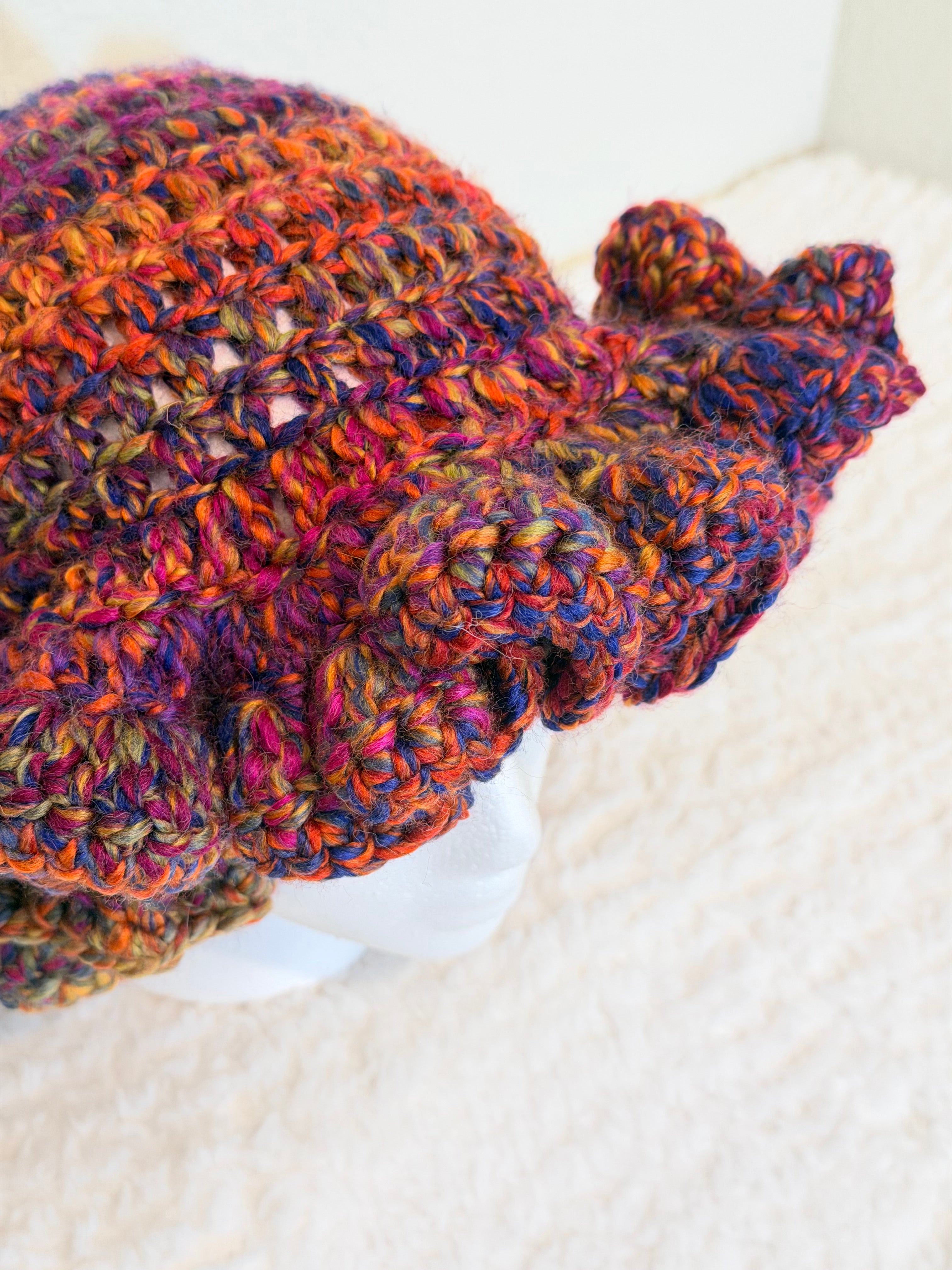 Crochet Bucket Hat with Ruffle Trim | Chic & Trendy Hat | Crochet Ruffled Bucket Hat