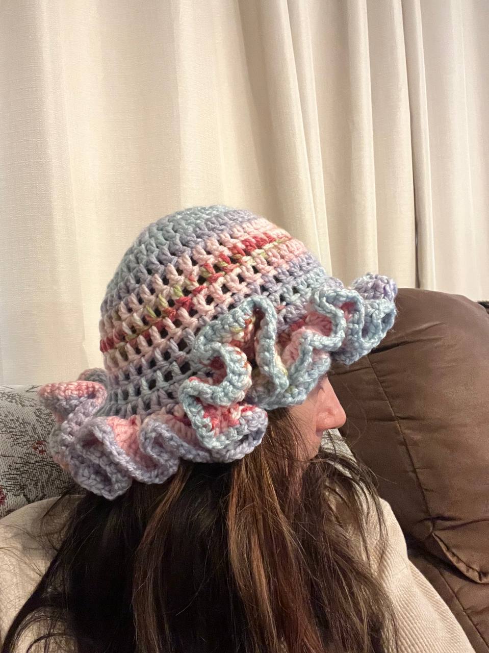 Simply Ruffles Hat – Digital Crochet Pattern (PDF Download)