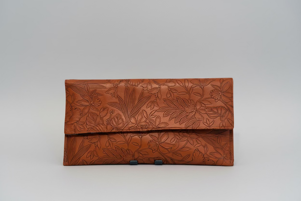 Elevated Collection Vegan Leather Statement Clutch