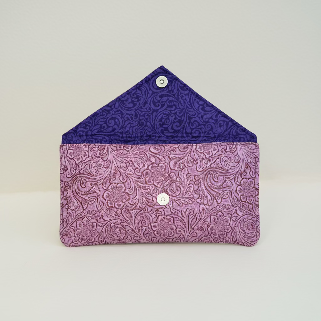 Elevated Collection Vegan Leather Statement Clutch