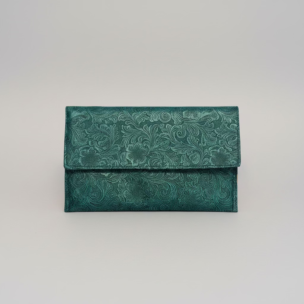 Elevated Collection Vegan Leather Statement Clutch
