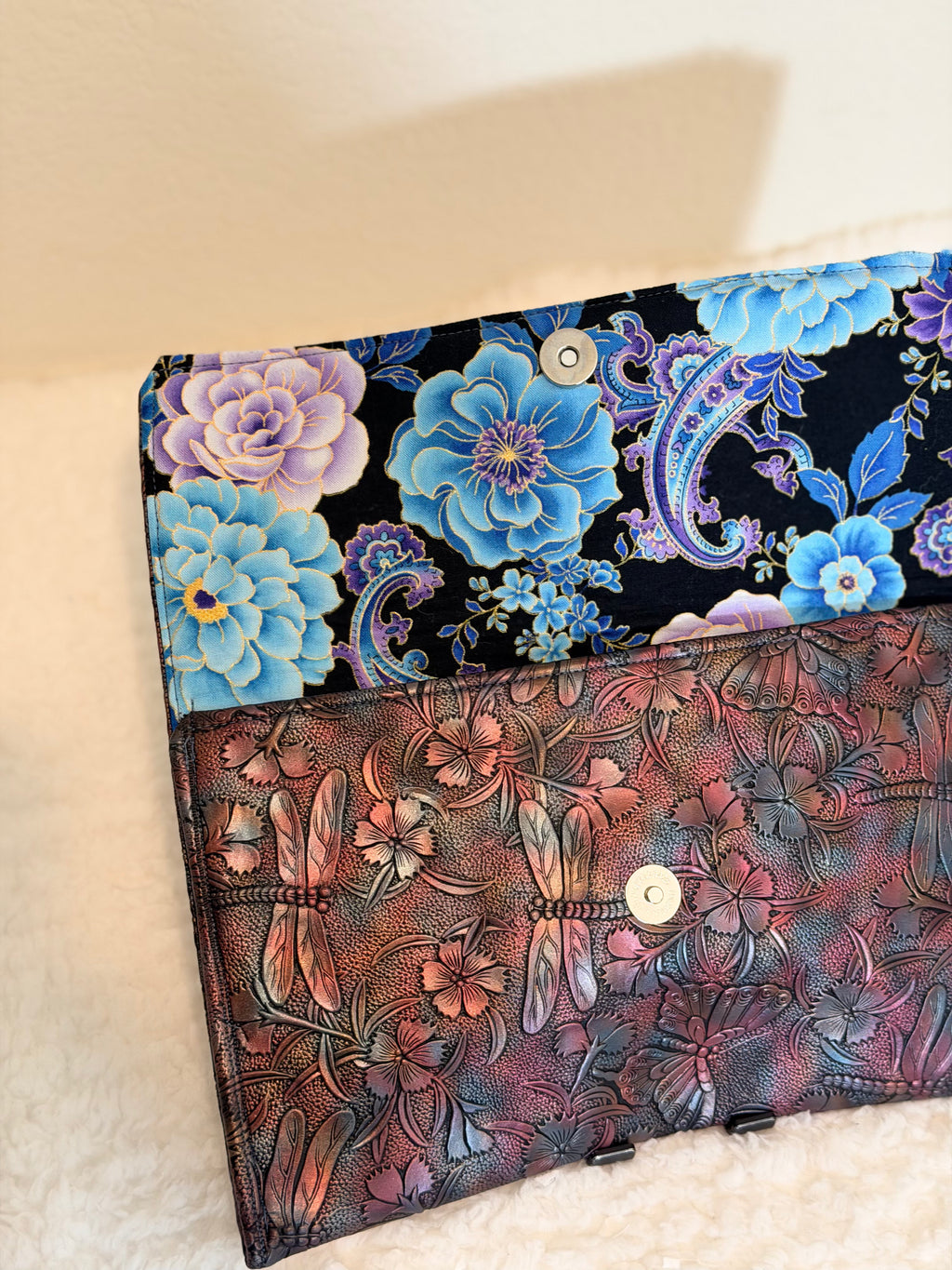 Elevated Collection Vegan Leather Statement Clutch