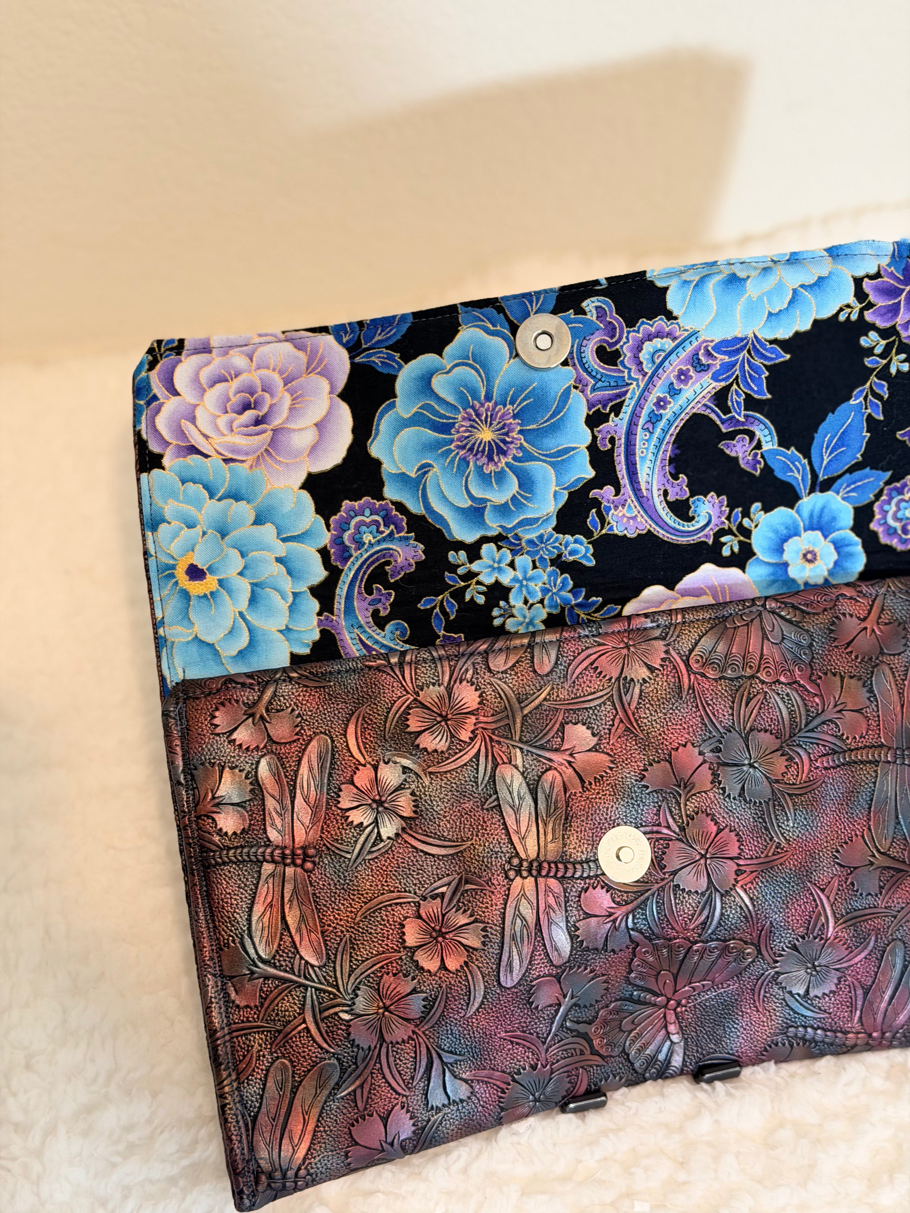 Elevated Collection Vegan Leather Statement Clutch