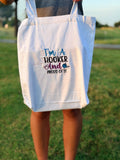 I’m a Hooker and Proud of It Embroidered Crochet Tote
