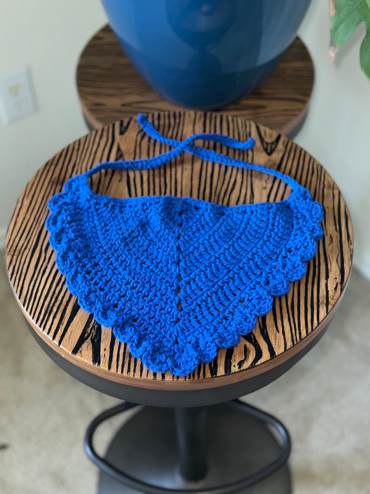 Handmade Crochet Headtie - Triangle Bandana